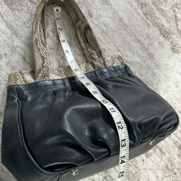Furla Black and Tan Tote Bag - Picture 7 of 9